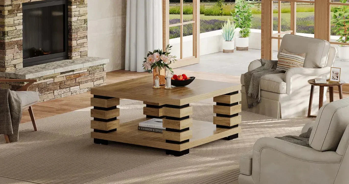 Hoe ver moet een salontafel van de bank staan?