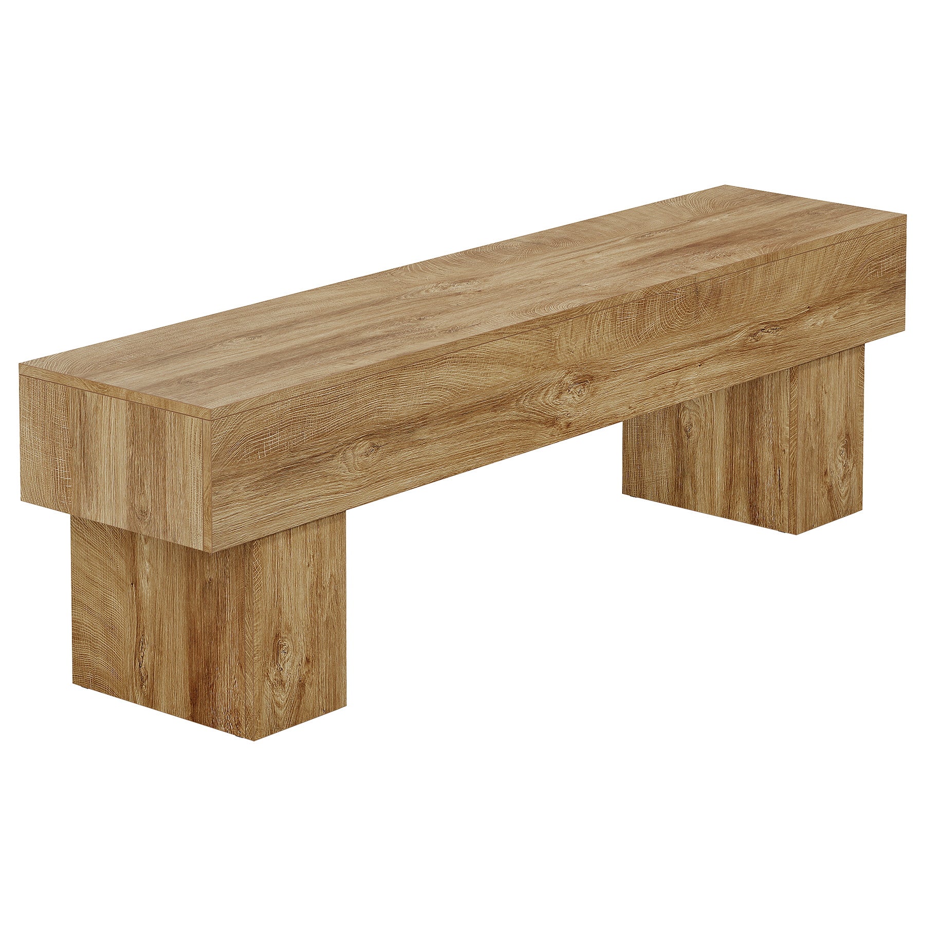 Tribesigns 160 cm Houten Farmhouse Bank voor de Eetkamerbank