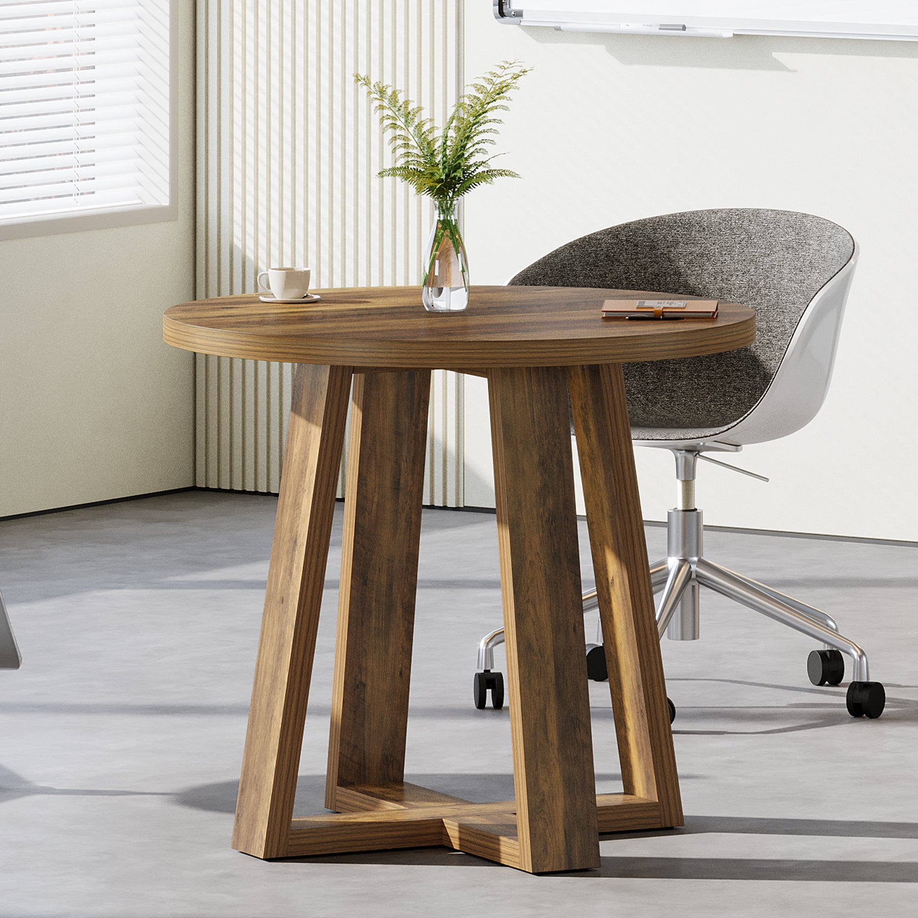 80 cm Conferentietafel, Landelijk Thuiskantoor Overlegbureau voor 2-4 Personen