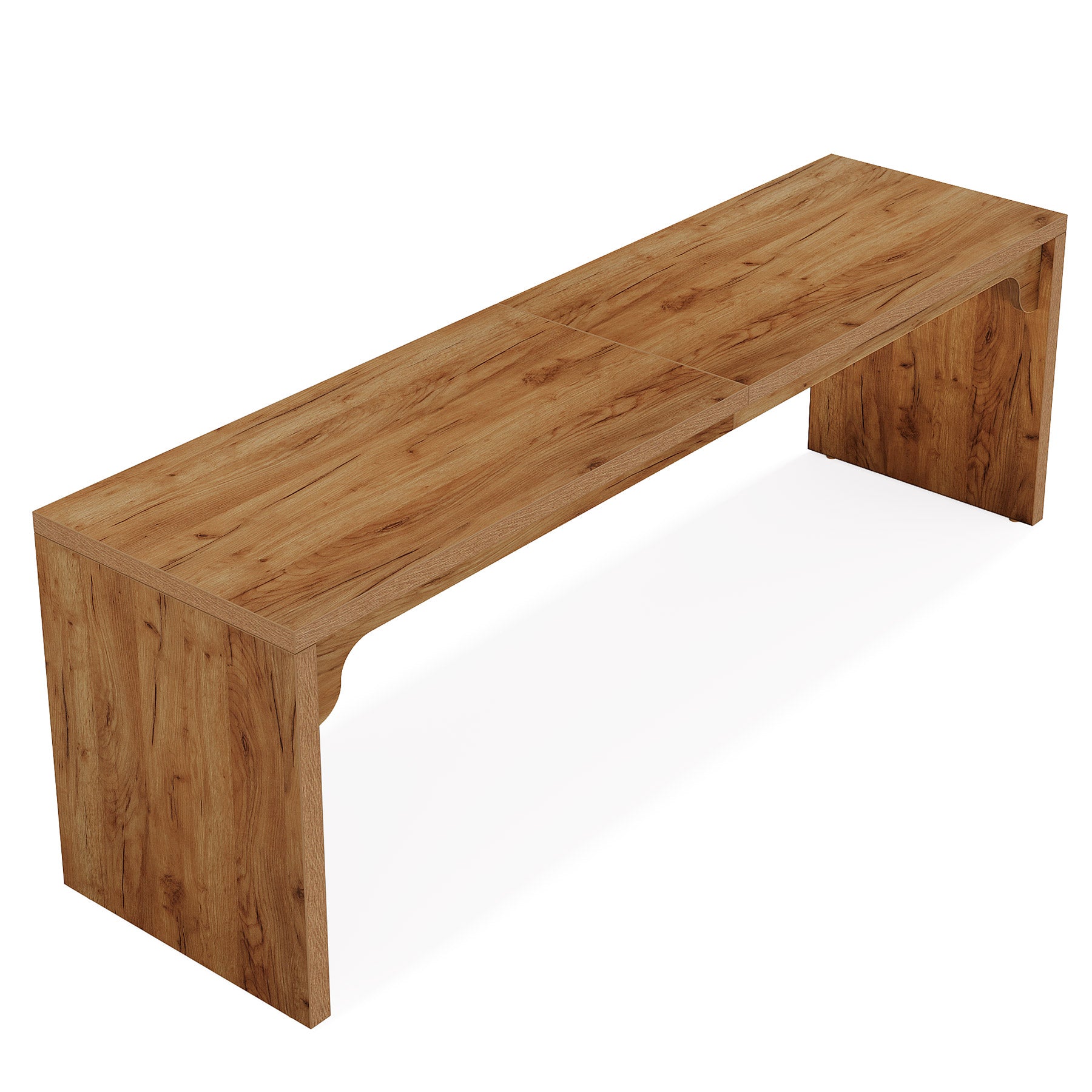 180 cm Dubbel Bureau, Lange Computertafel voor Thuiskantoor en Kantoor