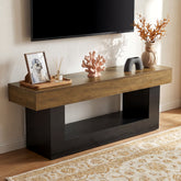 160 cm TV Meubel voor TV tot 178 cm, Moderne Media Console met U-vormige Basis voor Woonkamer 3