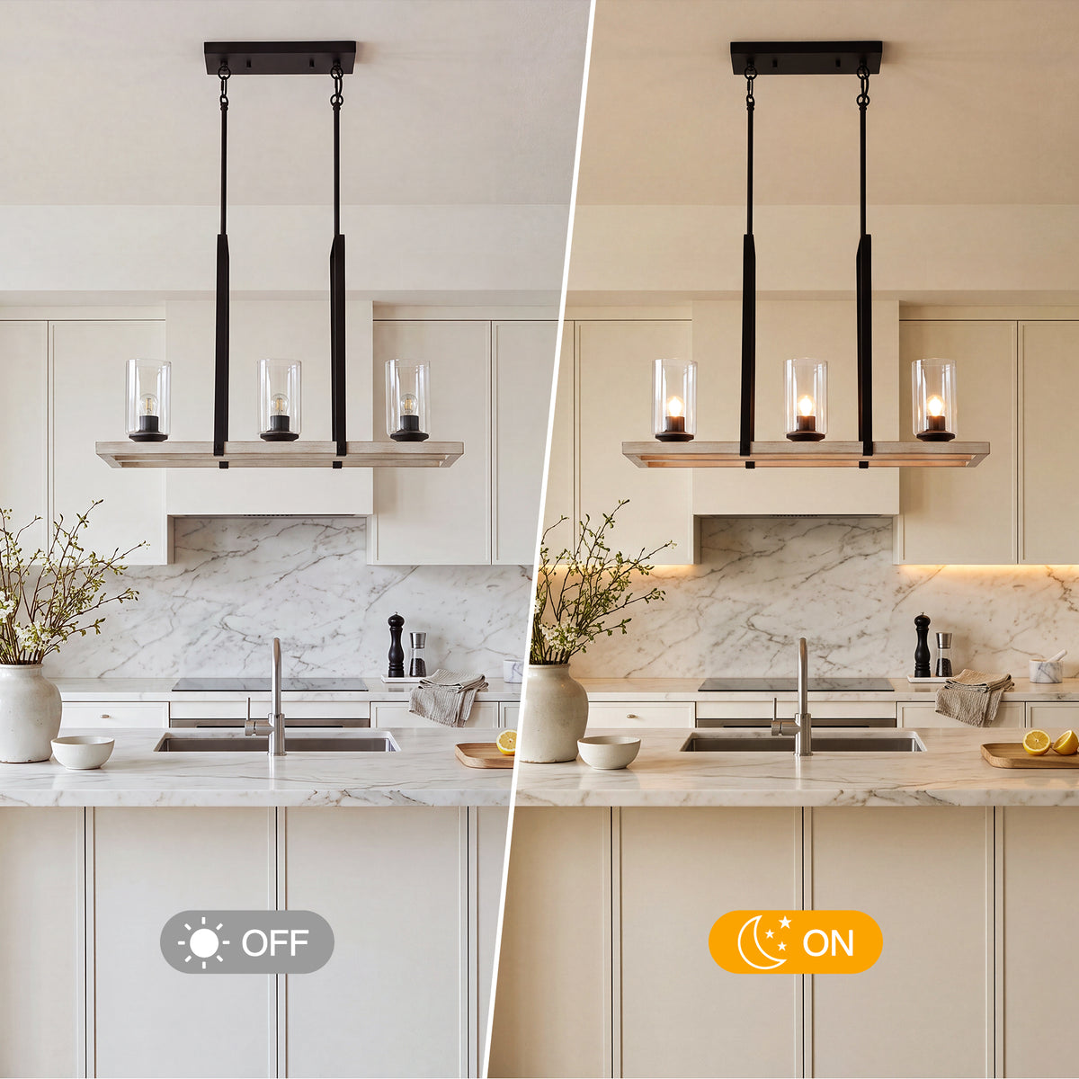 3-lichts hanglamp in industriële vintage stijl met zwarte metalen kap, plafondlamp voor woonkamer en eethoek