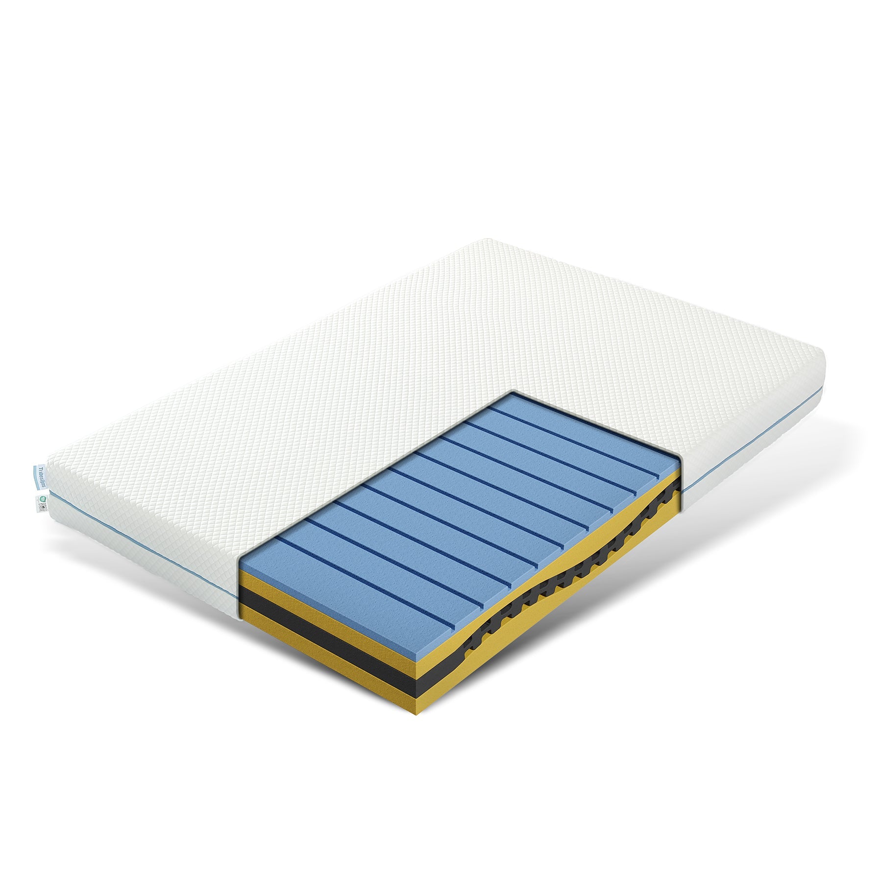 90x200 cm Tweezijdige Matrassen, Ergonomisch S-Vorm Ontwerp met Medium Stevigheid