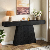 Tribesigns 160 cm Trapezium Consoletafel, Smalle Banktafel voor Hal 3