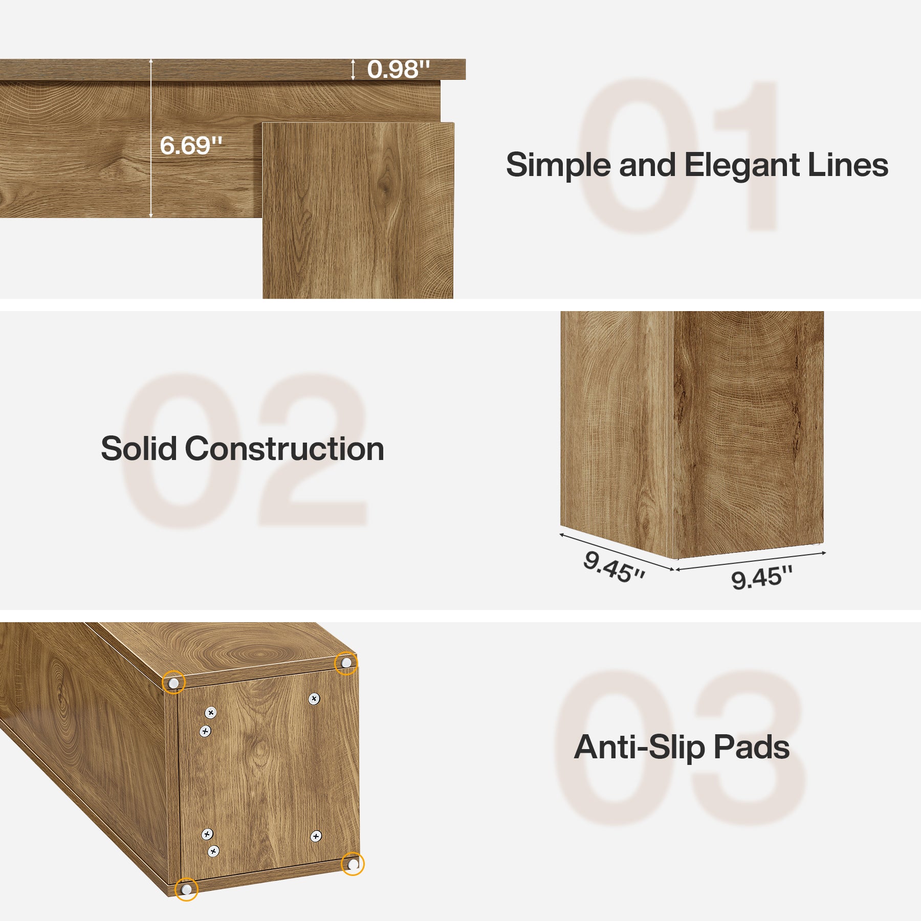 160 cm Consoletafel met Open Opbergrek, Landelijke Sofa Tafel voor Woonkamer en Entree