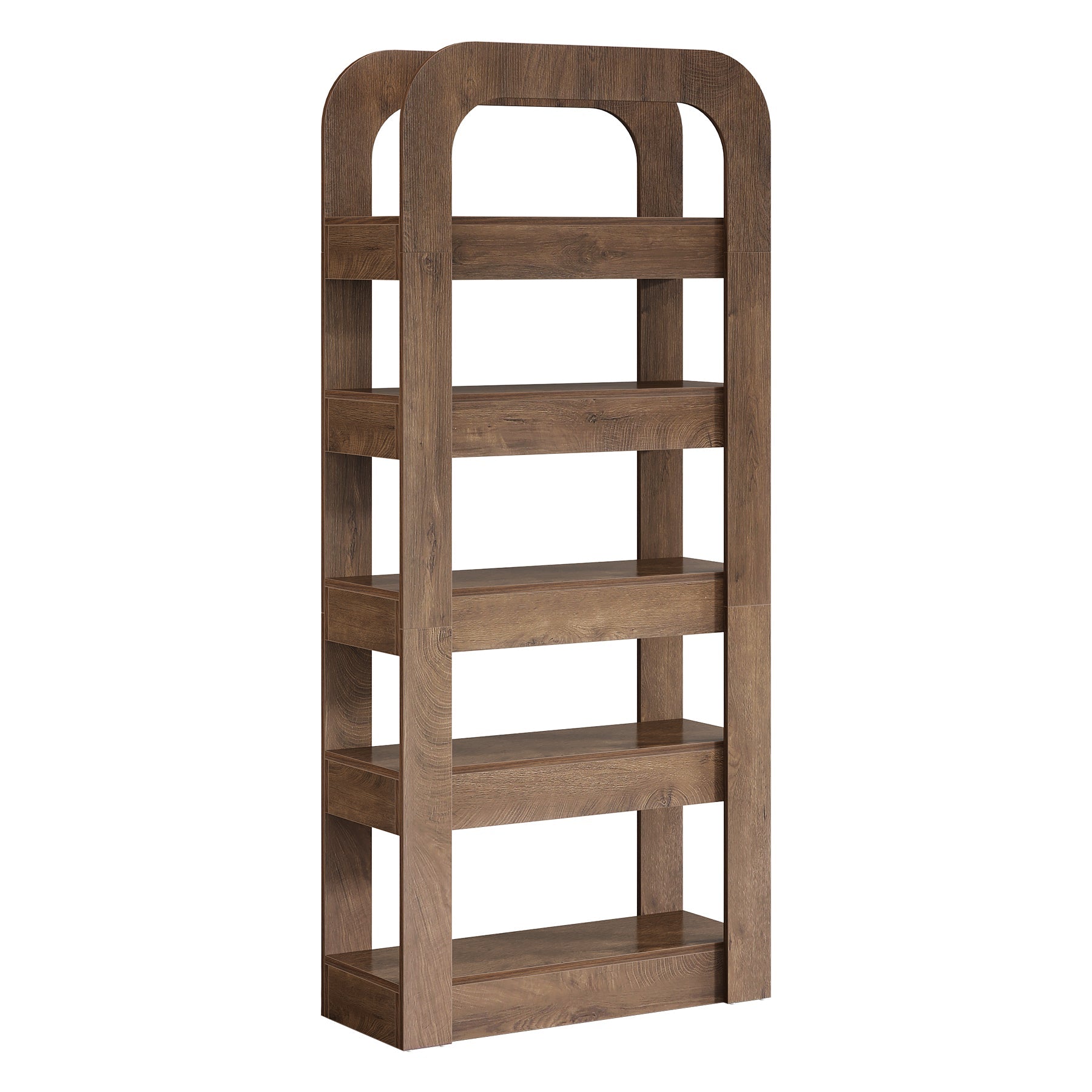 180 cm Tribesigns Boekenkast, 5-Lags Industriële Boekenplank met Open Planken