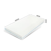 90x200 cm Tweezijdige Matrassen, Ergonomisch S-Vorm Ontwerp met Medium Stevigheid 3