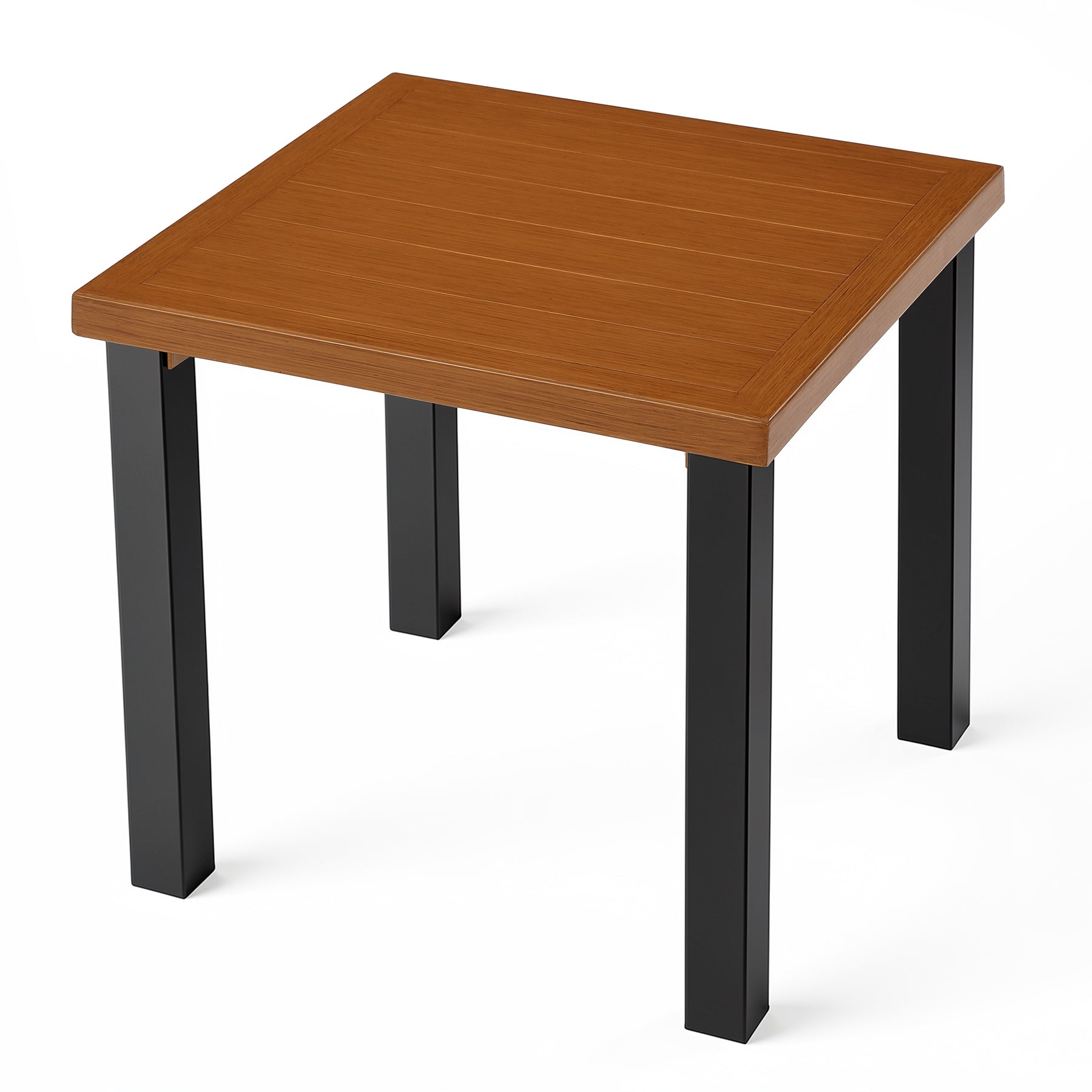 45 cm Buiten Bijzettafel in Houtlook, Weerbestendige Balkontafel voor Tuin Terras Woonruimte