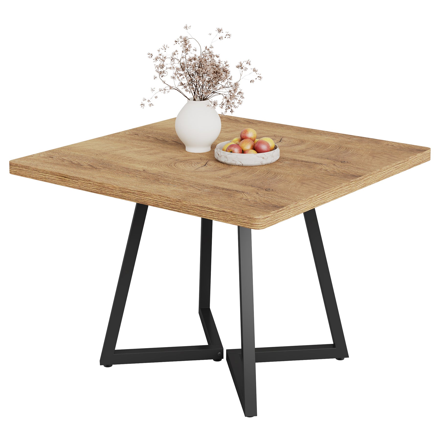 80 cm Vierkante Vergadertafel, Compact Bureau voor 2-4 Personen