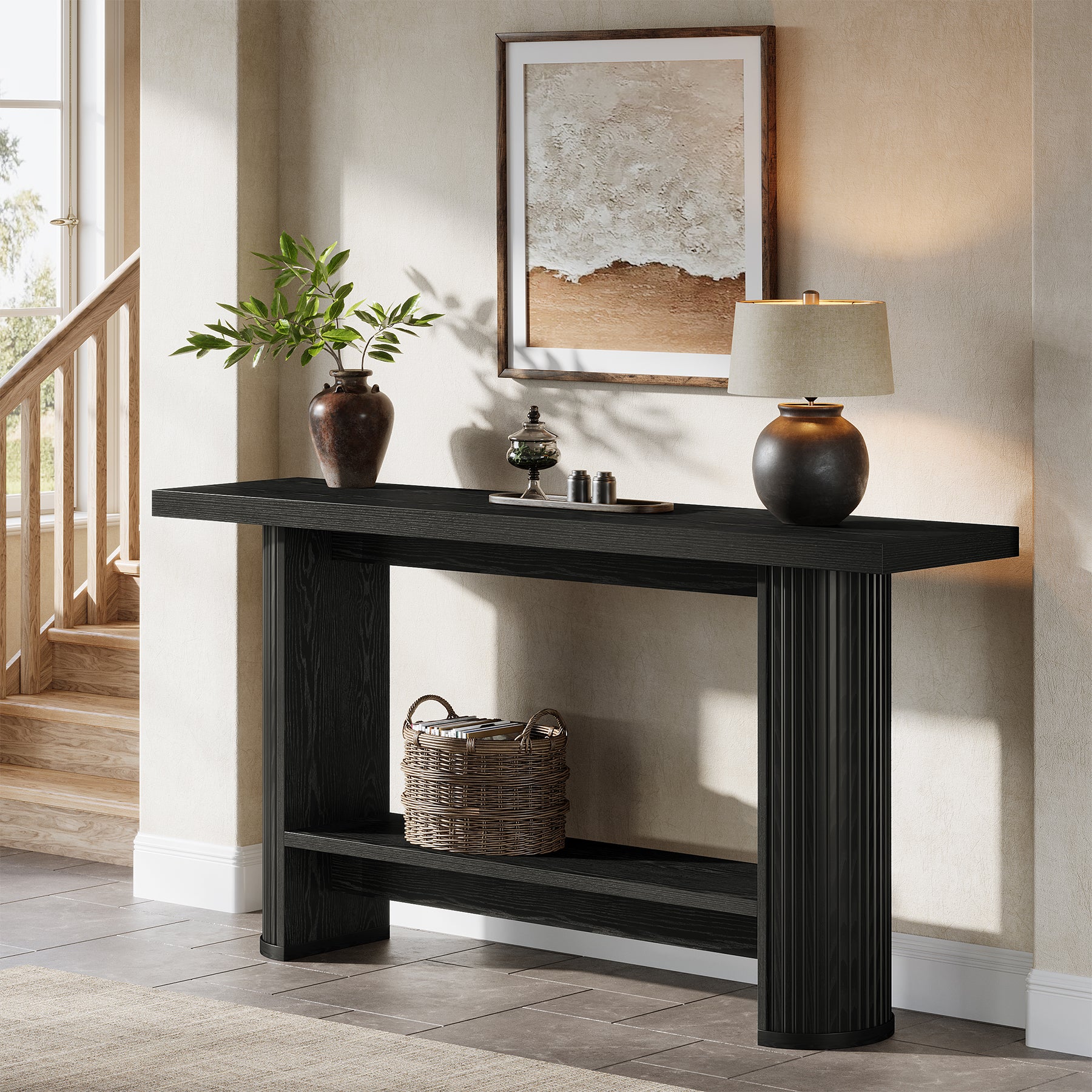 140 cm Console Tafel, Moderne Sofa Tafel Entreetafel