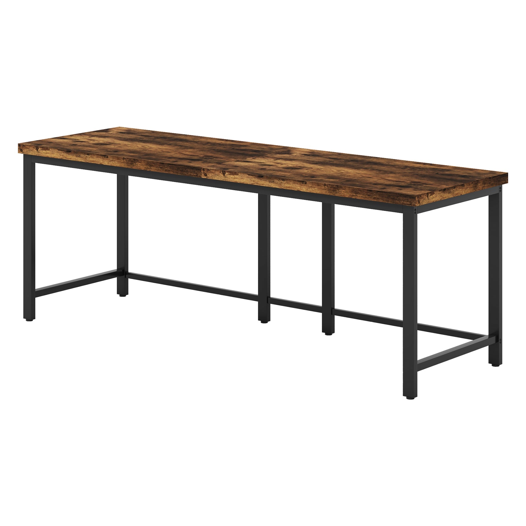 200 cm Tribesigns Computerbureau, Extra Lang Tweepersoons Computerkantoren voor Thuiskantoor