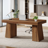 140 cm Modern Houten Computerbureau voor Thuiskantoor 3