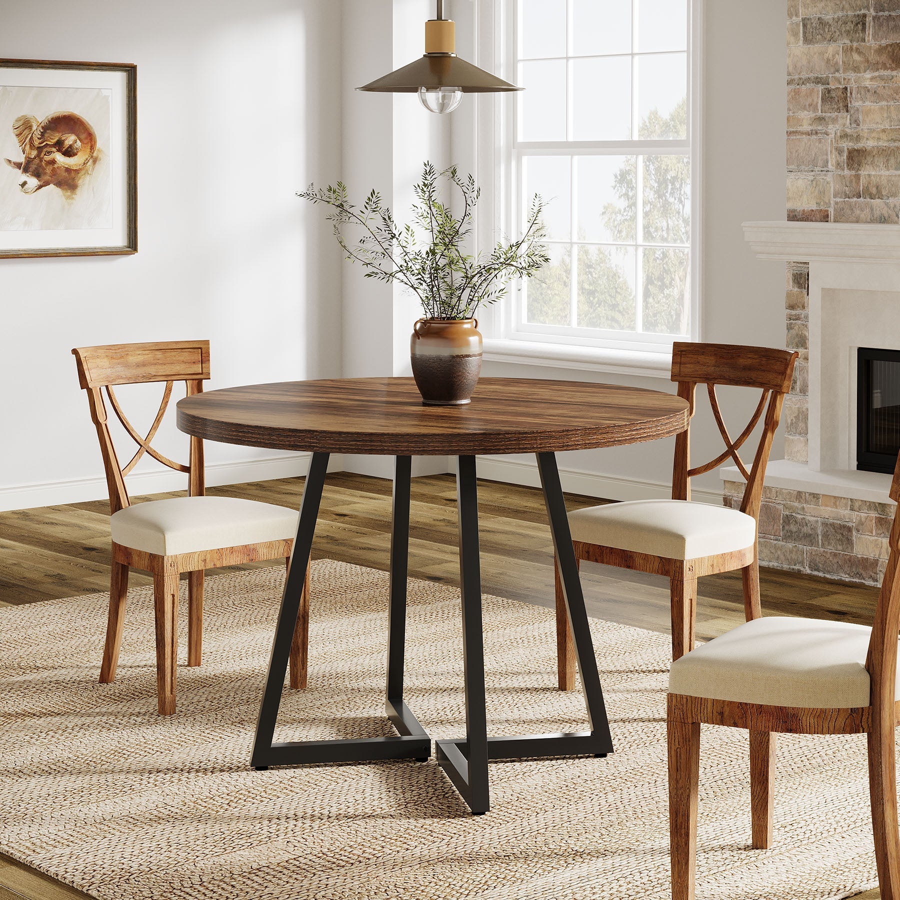 80 cm Vierkante Vergadertafel, Compact Bureau voor 2-4 Personen