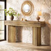 160 cm Smalle Consoletafel voor Entree, Lange Sofa Tafel voor Hal en Woonkamer 3