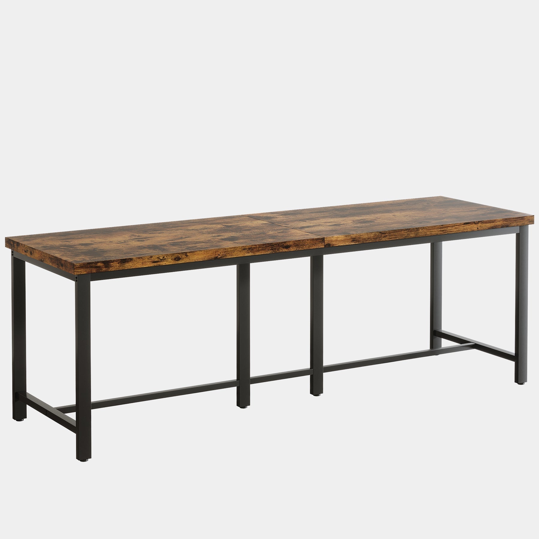 200 cm Tribesigns Computerbureau, Extra Lang Tweepersoons Computerkantoren voor Thuiskantoor