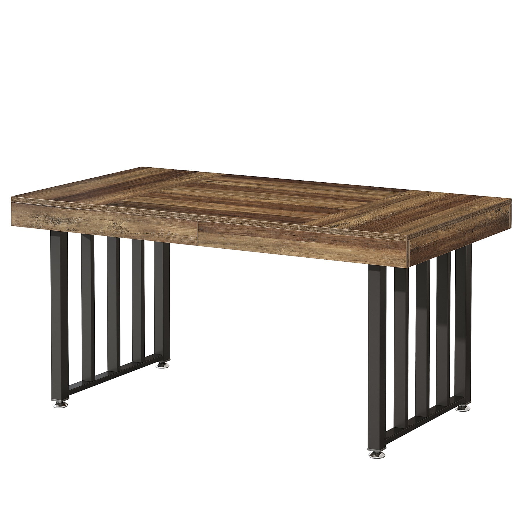 Tribesigns Bureau 140 cm, Grote Computertafel met Metalen Frame, Modern Bureaublad voor Thuiswerken