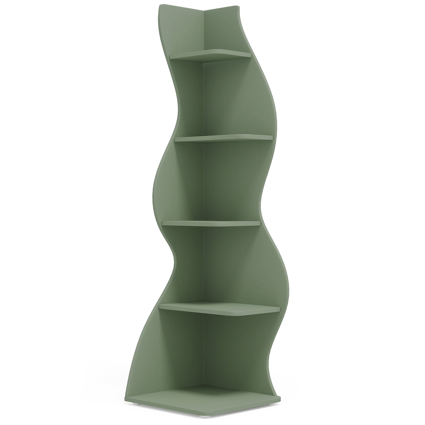 Tribesigns Golvende Hoekwandplanken Set, creëer een unieke hoek in uw woonkamer