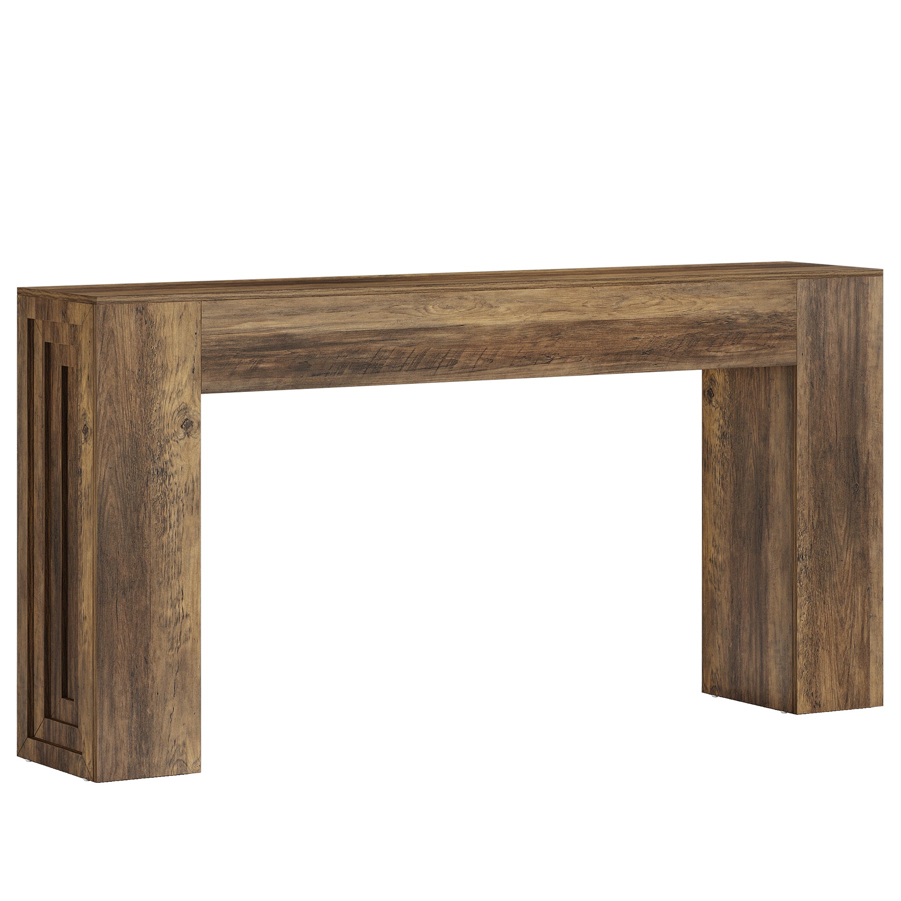 160 cm Lange Consoletafel, Smalle Salontafel voor Hal en Woonkamer