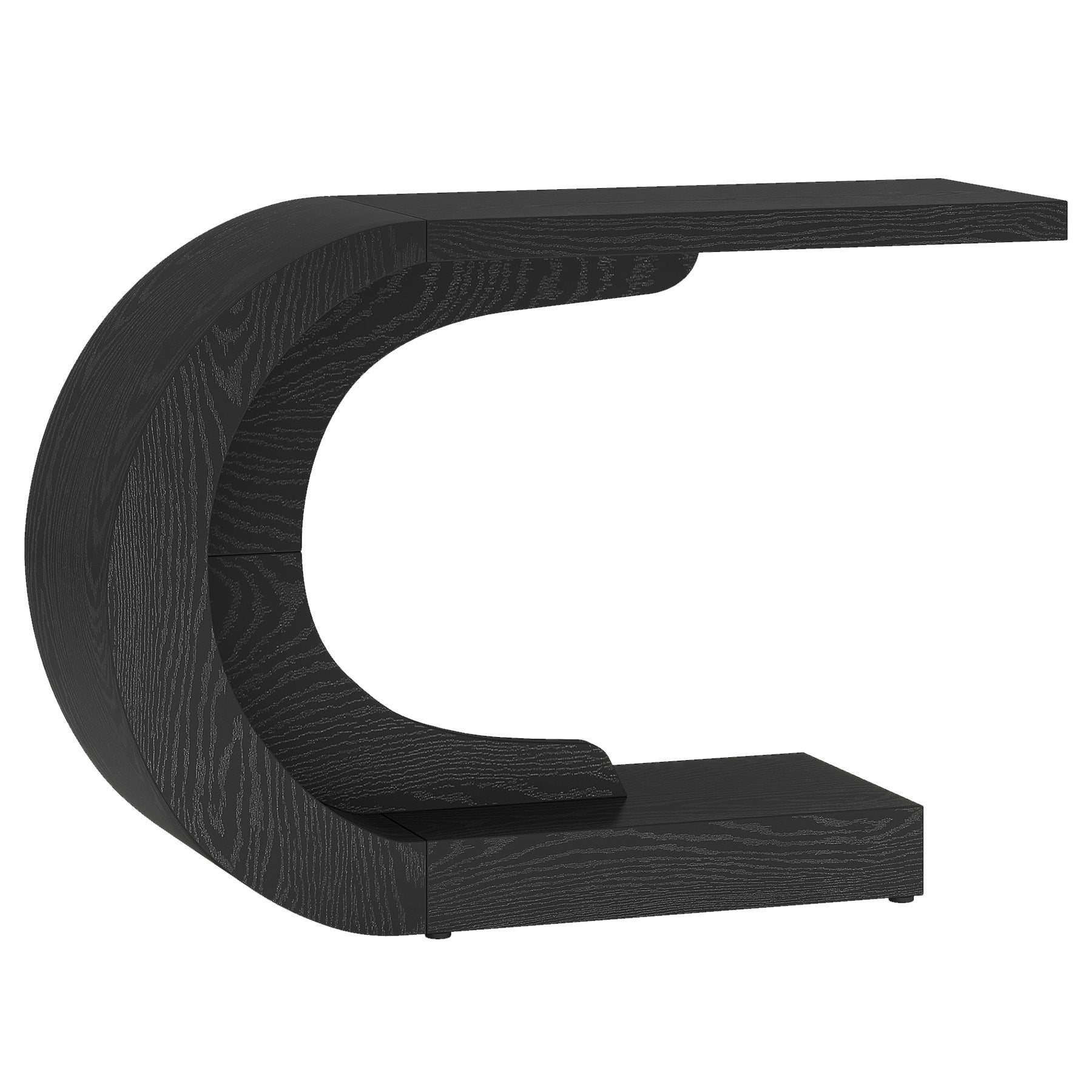 Houten Consoletafel 110 cm, Vintage Bruine Bijzettafel voor Hal en Entree