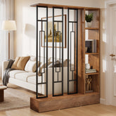 180 cm Tribesigns Roomdivider, Vrijstaand Wandrek met Displayplanken 3