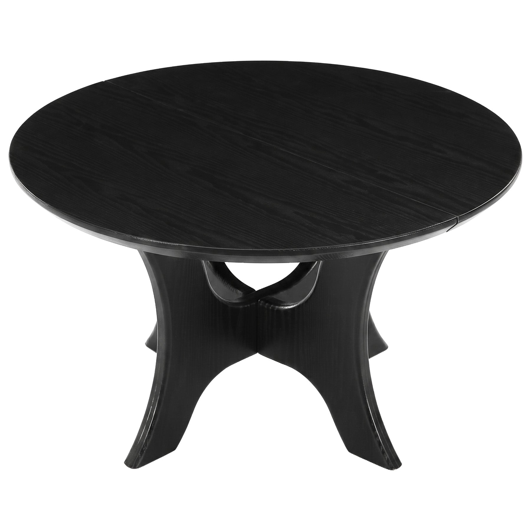Tribesigns ronde salontafel 79 cm, moderne woonkamertafel met stabiel kruisonderstel