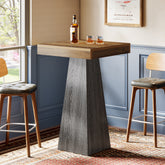 Tribesigns 102 cm Bartafel, Hoge Bistrotafel voor Kleine Ruimtes 3