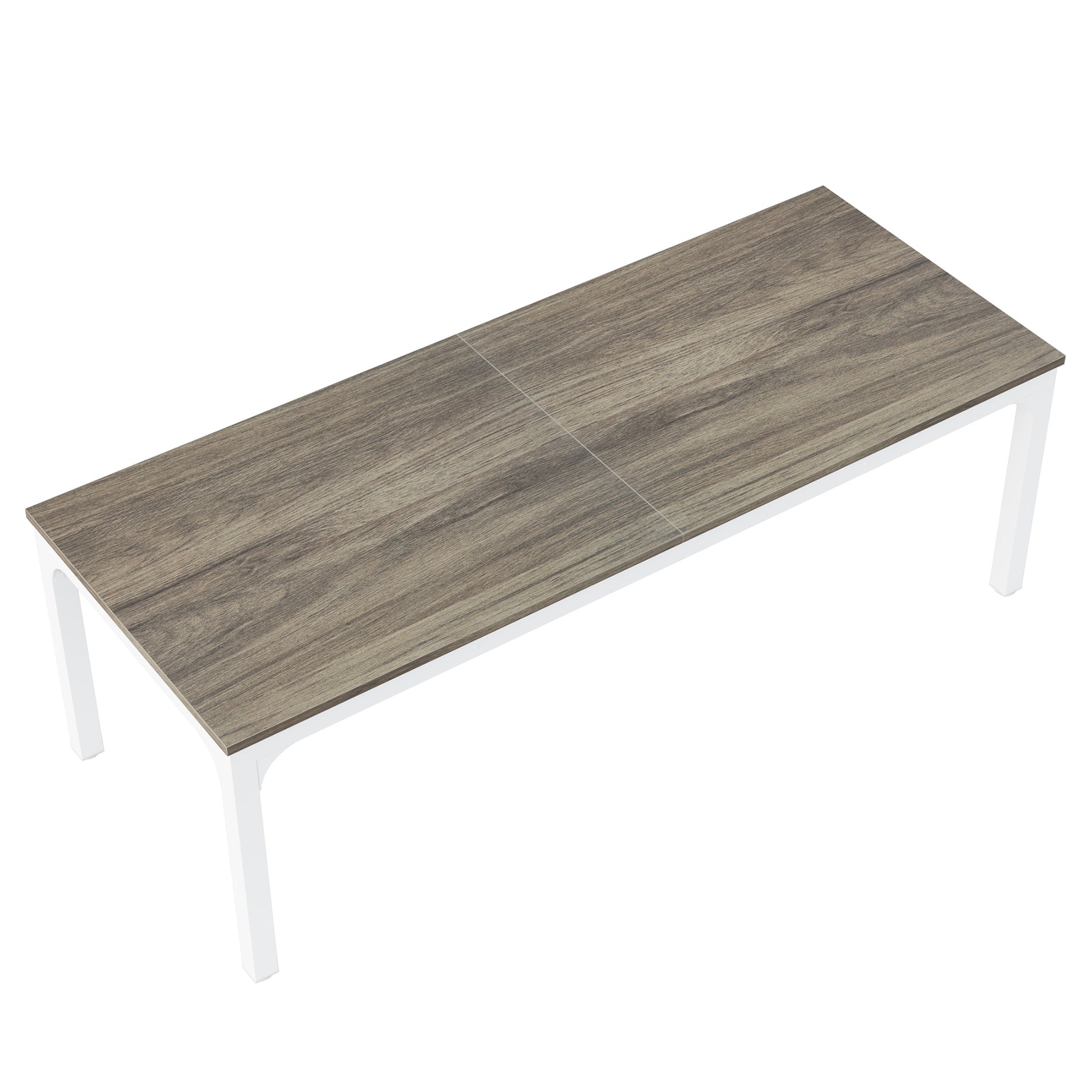 200x70 cm Tribesigns Eettafel, Industrieel Keukenblad met Metalen Poten voor 6-8 Personen