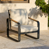 Tribesigns Lounge Tuinstoel met Kussens, Aluminium Terrasstoel voor Balkon Tuin Woonruimte 3