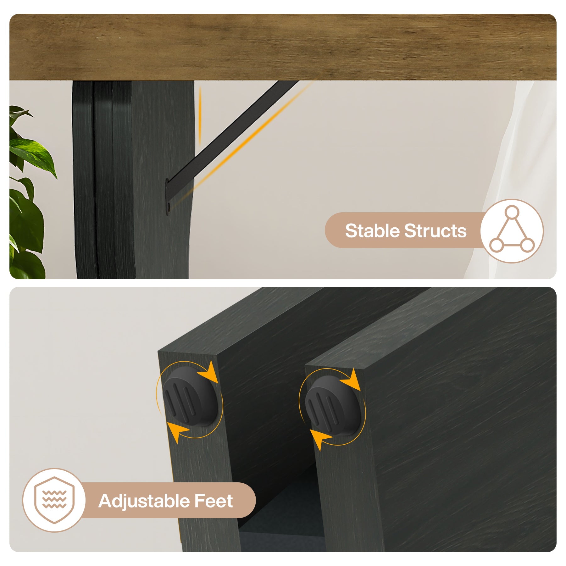 160 cm Directiebureau voor Thuiswerk, Landelijk Bureau met Zandloperpoten