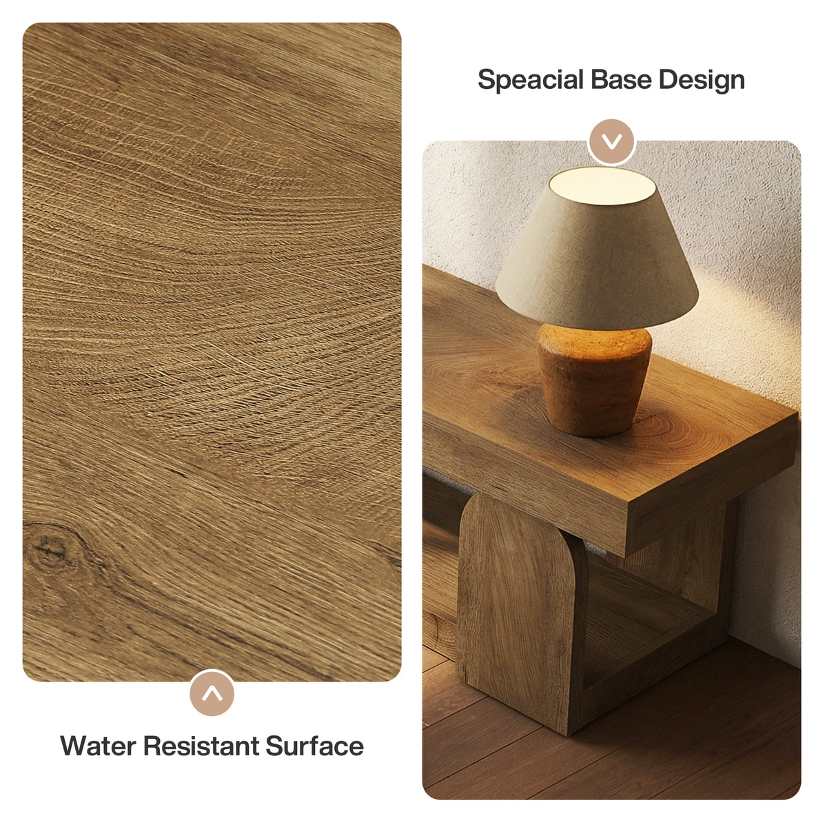 160 cm Tribesigns tv-meubel voor tv's tot 165 cm met open opbergplank, landelijk tv-dressoir in naturel houtlook voor woonkamer