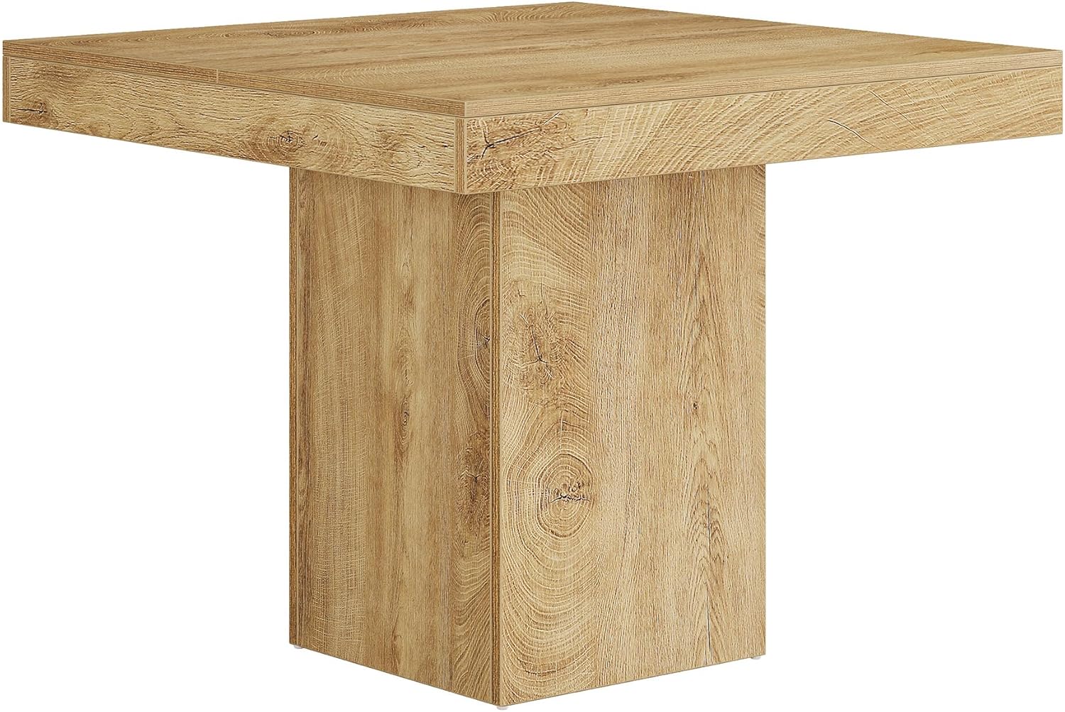 100 cm Eettafel voor 4 Personen, Vierkante Keukentafel voor Eetkamer en Woonkamer