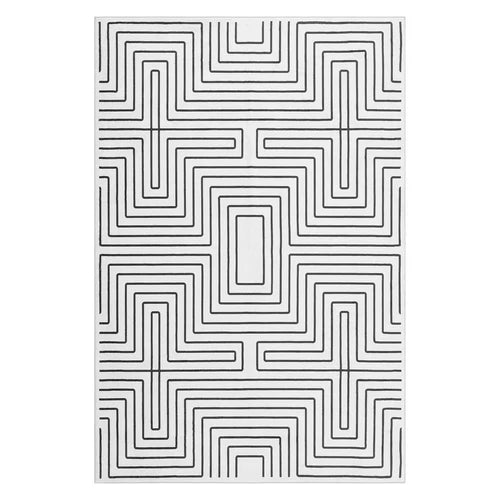 Tribesigns geometrisch laagpolig tapijt, antislip onderzijde, machinewasbaar tot 30 °C, OEKO-TEX gecertificeerd