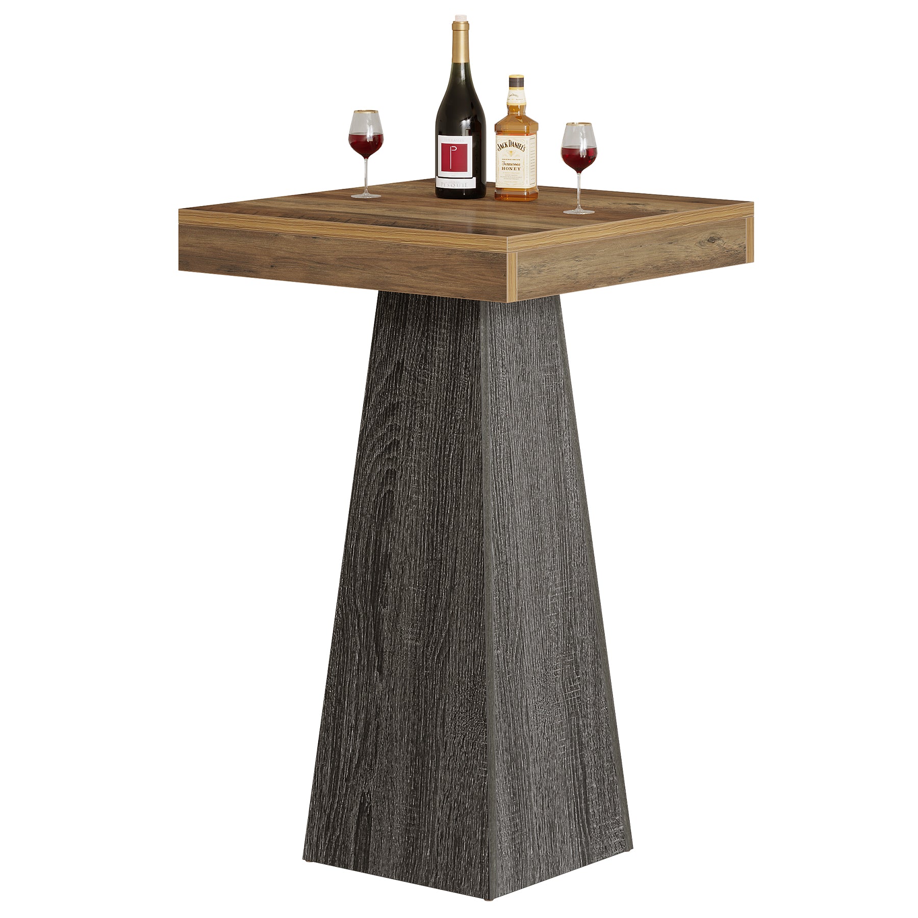 Tribesigns 102 cm Bartafel, Hoge Bistrotafel voor Kleine Ruimtes