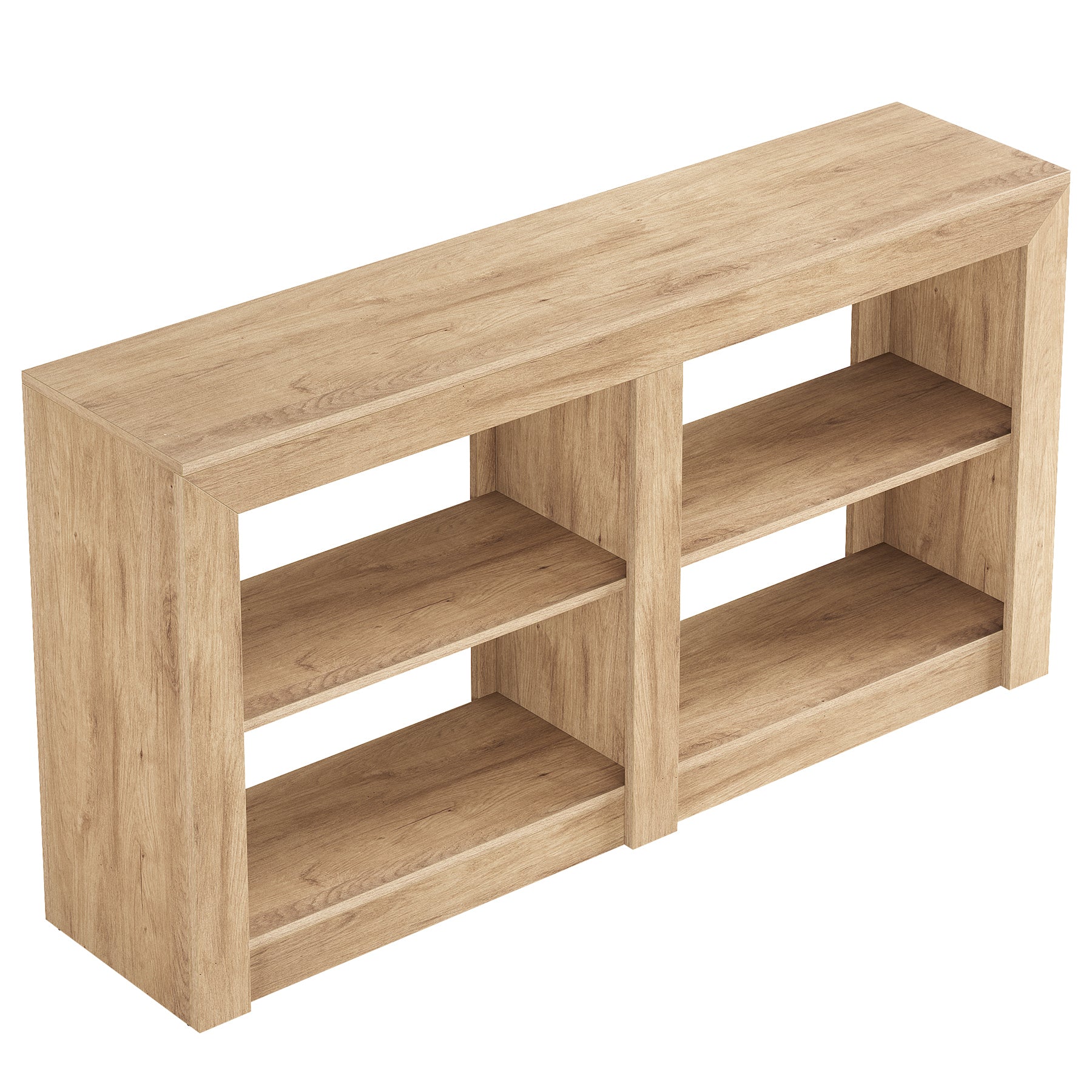 150 cm Landelijke Consoletafel van Hout, Tribesigns Smalle Haltafel voor Woonkamer